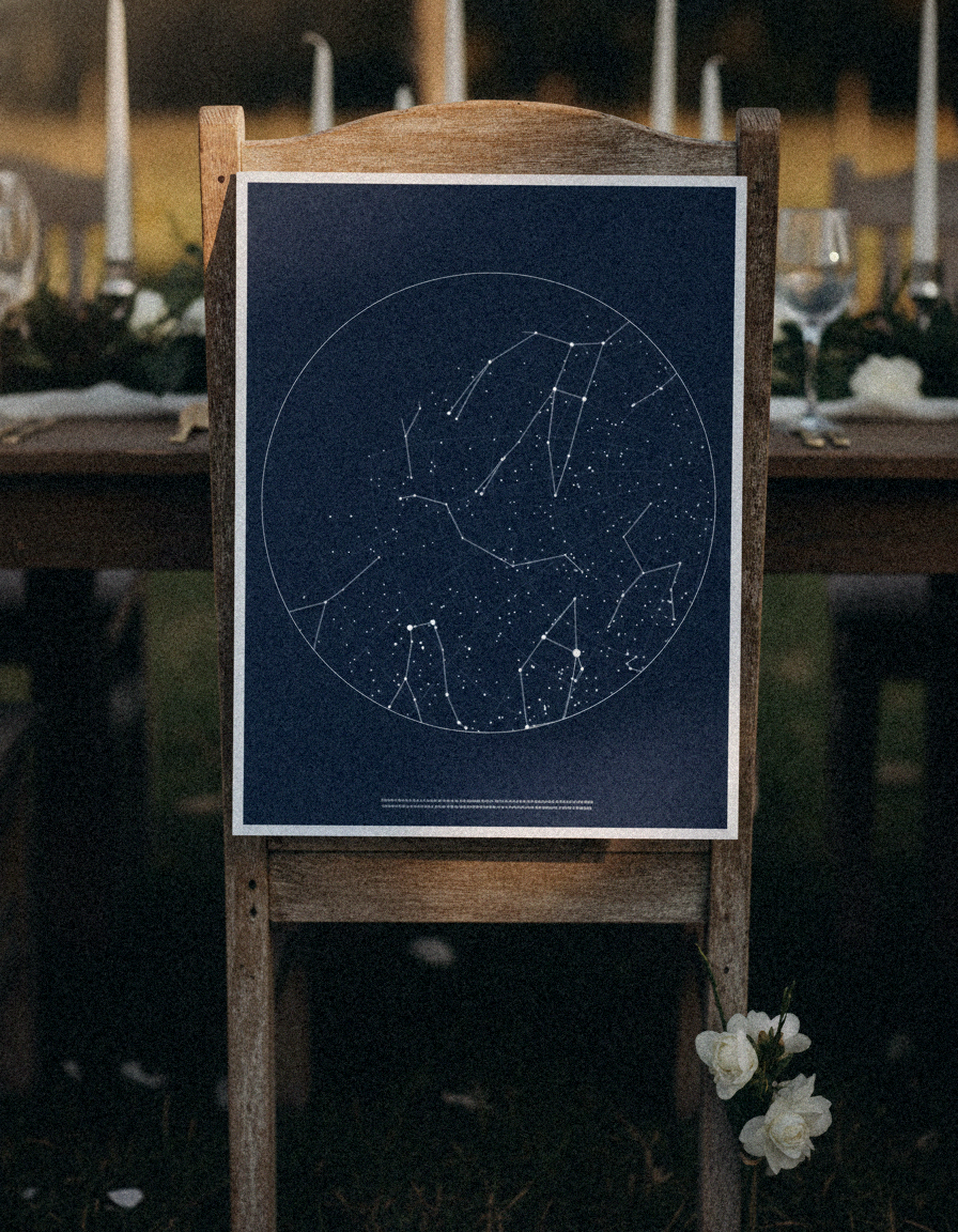 Star map print thumbnail